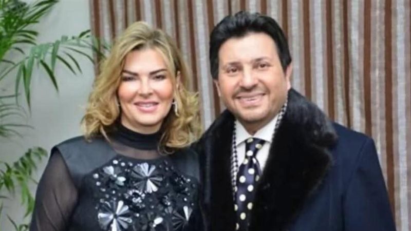 هاني شاكر وزوجته