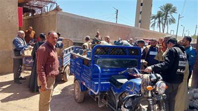 متابعة ميدانية للإشراف على توزيع أسطوانات البوتاجاز وضبط المخالفات بأسيوط