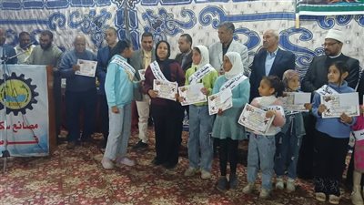 رئيس مدينة قوص يشهد احتفالية تكريم حفظة القرآن الكريم بمصنع السكر