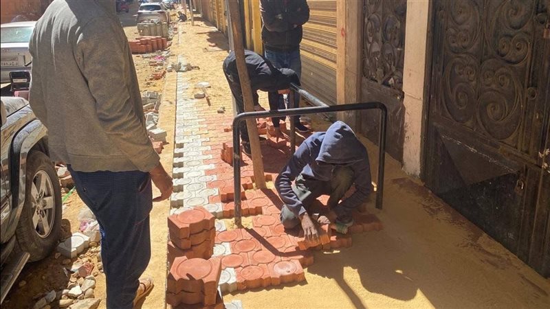 جانب من أعمال التطوير