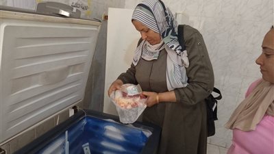 حملة تفتيشية على مستشفى السرو للتأكد من سلامة اللحوم والدواجن بدمياط
