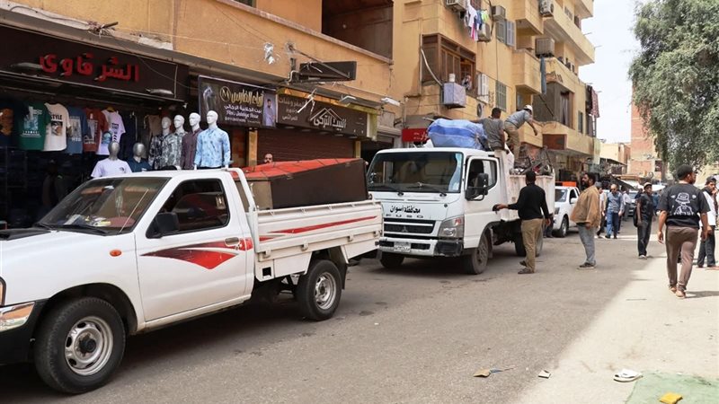 رفع الإشغالات بمدينة