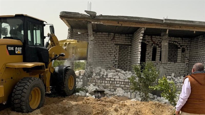 جانب من إزالة التعديات