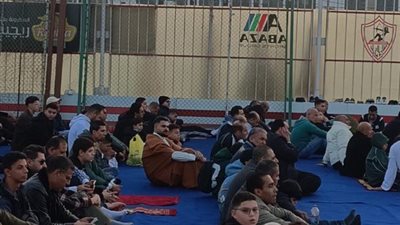 توافد أعضاء نادي الزمالك لأداء صلاة عيد الفطر المبارك بمقر النادي |صور