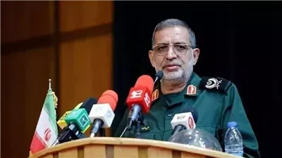 مراسم تشييع العميد علي محمد نائيني المتحدث باسم الحرس الثوري في إيران