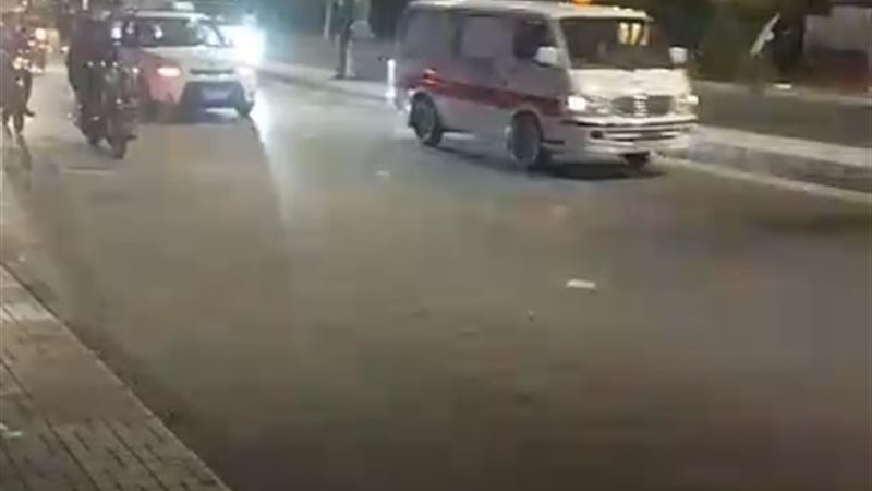 خمسة نعوش معا تشييع
