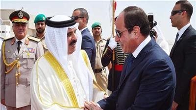 ملك البحرين يثمن دعم مصر ودورها في تعزيز الأمن الخليجي