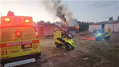 خدمة الطوارئ الإسرائيلية: مقتل شخص إثر حريق مركبتين قرب الجليل