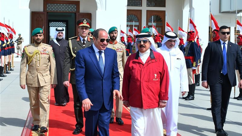 جانب من زيارة الرئيس