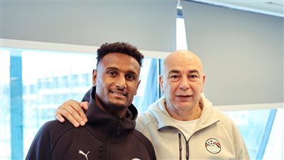 حسام حسن يستقبل هيثم حسن في أول معسكر له مع منتخب مصر