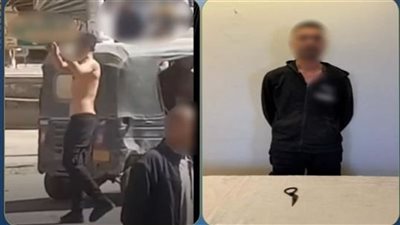 حبس شخص عاري قام بترويع المارة بسلاح أبيض في الفيوم
