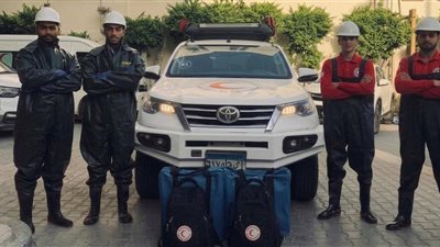  الهلال الأحمر  يرفع درجة الاستعداد لمواجهة تقلبات الطقس الشديدة في المحافظات
