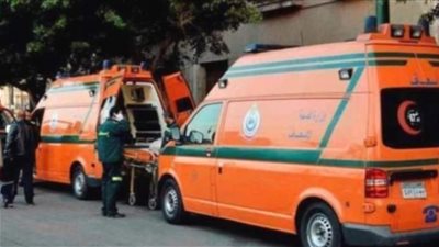 إصابة أب ونجله وشخص ثالث في انقلاب سيارة ملاكي بأسيوط