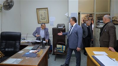 نقيب المهندسين الجديد يتفقد مبنى النقابة العامة ويبحث تطوير الإدارات المختلفة