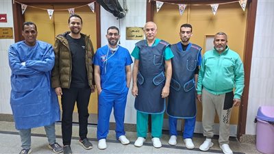 قسطرة قلبية عاجلة تنقذ مريضًا فلسطينيًا بمستشفيات سوهاج الجامعي