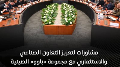 وزير الصناعة يبحث مع 