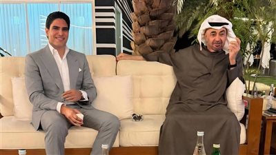لقاء خاص يجمع أبو هشيمة ومحمد بن زايد على طاولة «الكبار» بالإمارات