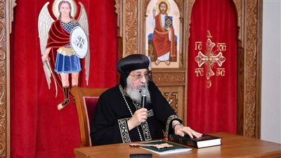 البابا تواضروس يختتم سلسلة “قوانين كتابية روحية” بعظة عن الإيمان