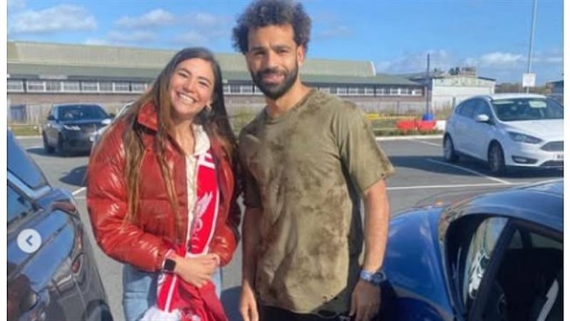 محمد صلاح وسلمى مشهور