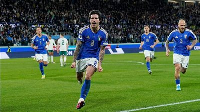 نتيجة وأهداف مباراة إيطاليا وإيرلندا الشوط الثاني (2-0) بتصفيات كأس العالم