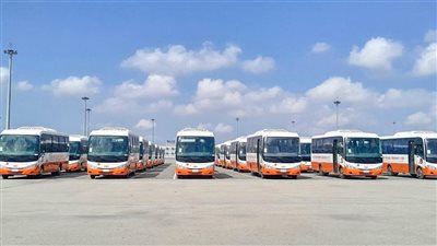 صناعة مصرية.. مصر تصدر 100 حافلة إلى غانا عبر ميناء شرق بورسعيد