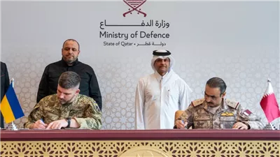 قطر وأوكرانيا توقعان اتفاقية تعاون دفاعي لمواجهة الصواريخ والطائرات المسيرة