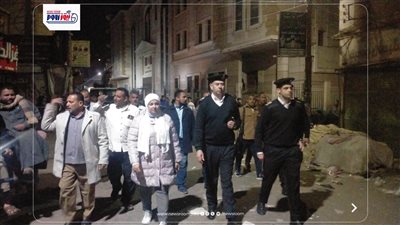 رئيس مركز ابشواى تقود حملة مكبرة لتنفيذ غلق المحال التجارية ورفع الإشغالات