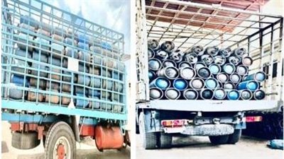ضبط 562 أسطوانة بوتاجاز قبل تهريبها للسوق السوداء بالفيوم
