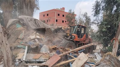 حملة مكبرة بالإسماعيلية لإزالة التعديات على أملاك الدولة