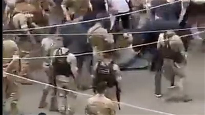 صورة من الفيديو المزعوم