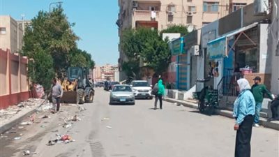 رئاسة حي فيصل بالسويس تواصل حملات النظافة وتحسين المظهر الحضاري