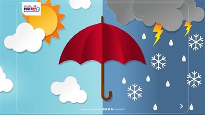 تفاصيل حالة الطقس ودرحات الحرارة.. أمطار ورياح تضرب المحافظات اليوم