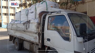 تموين الفيوم يضبط 16 طنًا و750 كيلو دقيق بلدي مخلوط بالردة