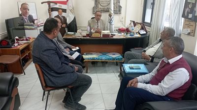 بنى سويف|بحث ملف فصول الخدمات واستعدادات مبكرة لامتحانات الشهادة الإعدادية 
