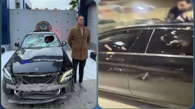 ضبط سائق لاتهامه بإحداث تلفيات بسيارة وترهيب المواطنين  بأعيرة نارية بالجيزة
