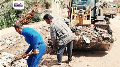 حملات للنظافة ورفع الإشغالات وتجميل الشوارع بمركزي الفيوم وطامية