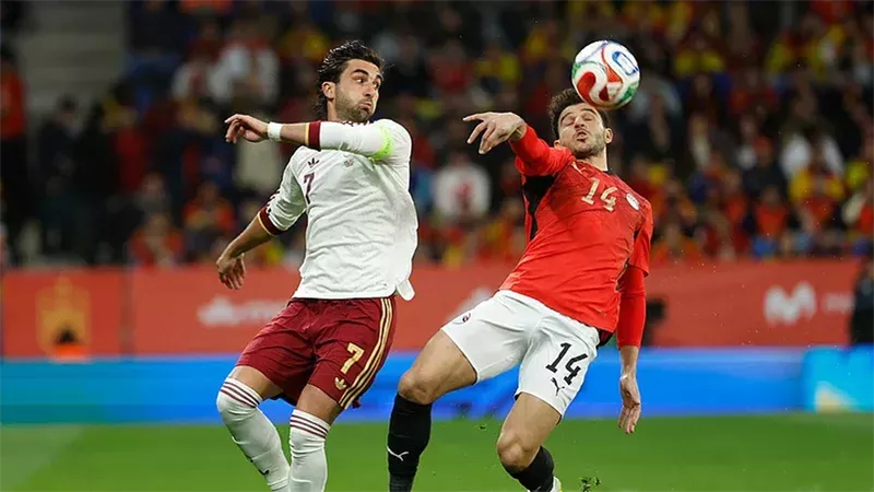 مباراة مصر وإسبانيا