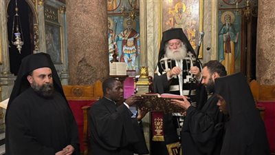 البابا ثيودورس الثاني يصير راهبًا من تنزانيا في دير القديس سابا بالإسكندرية