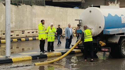 مياه بنى سويف: انتشار سيارات الكسح ومعدات الطوارئ للتعامل مع تداعيات الأمطار