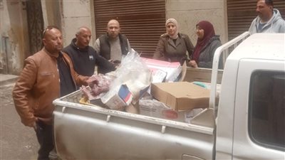 ضبط نصف طن لحوم وأسماك مملحة غير صالحة للاستهلاك الآدمي ومخزن مخالف بالمنوفية