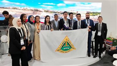 طلاب علوم بنها يفوزون بالمركز الثاني فى مؤتمر ومعرض