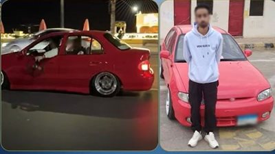 خاطر بحياته من أجل التريند..ضبط سائق السويس صاحب فيديو القيادة بدون مقود