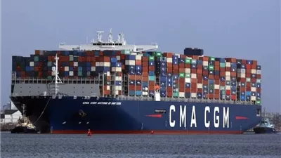 شركة CMA CGM تعلن رسوم جديدة لموسم الذروة عالميا من مصر إلي أمريكا