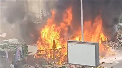 حريق يلتهم عدة منازل في أبو دياب شرق بدشنا.. والدفع بـ10 سيارات إطفاء