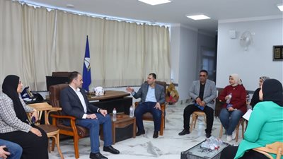  محافظ دمياط يتفقد الوحدة المحلية بعزبة البرج وعقد اجتماعات لمتابعة الملفات ال