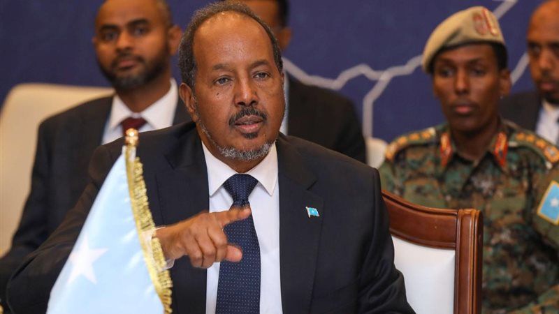 الرئيس الصومالي حسن