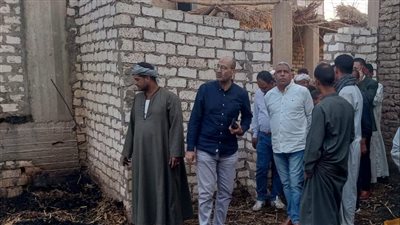 محافظ قنا يتابع جهود السيطرة على حريق بقرية 