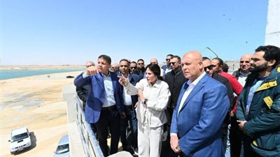 وزيرة الإسكان تتفقد مشروعات البحيرات الجنوبية «نيو مارينا» بالعلمين