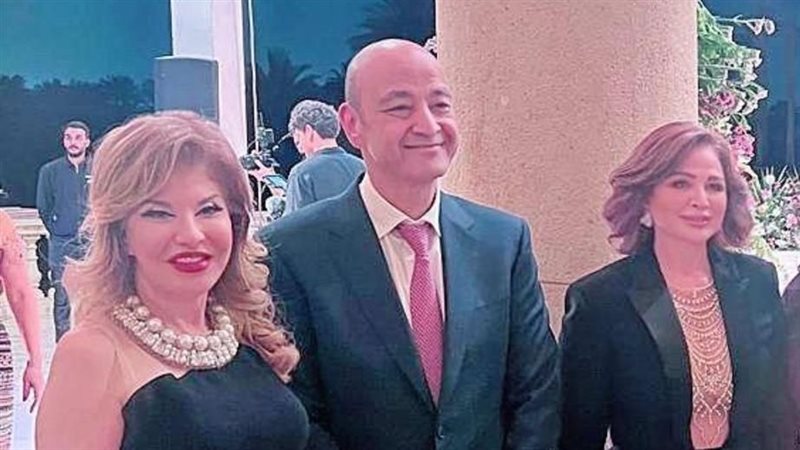 عمرو أديب وهالة سرحان