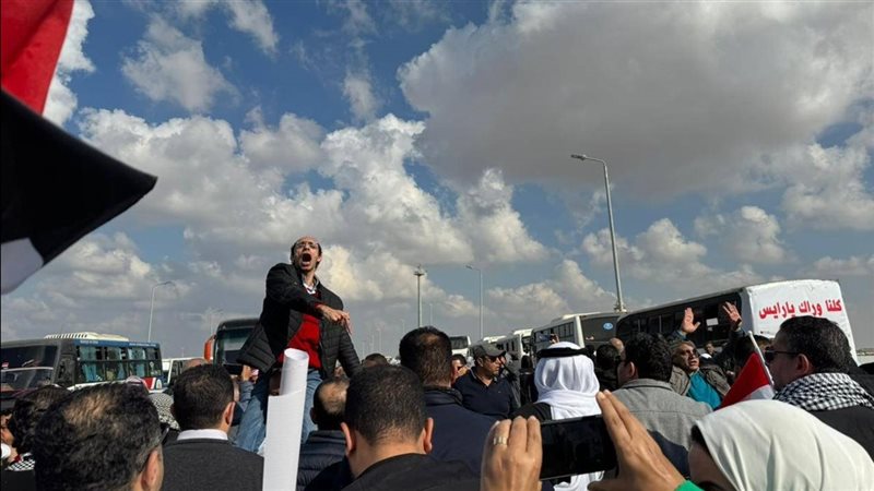 مظاهرات مصر ضد تهجير